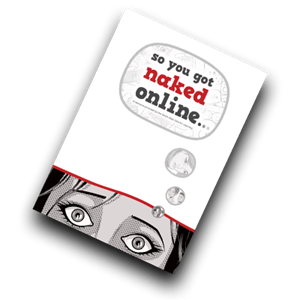 So you got naked online leaflet cover