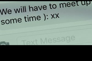 We have to meet text message